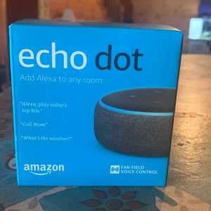 Echo Dot (3rd Gen, 2018 release) - Smart speaker with Alexa - Charcoal